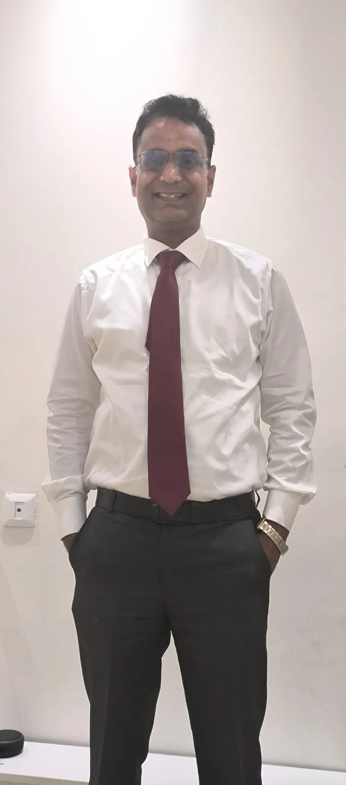 A formal professional portrait.